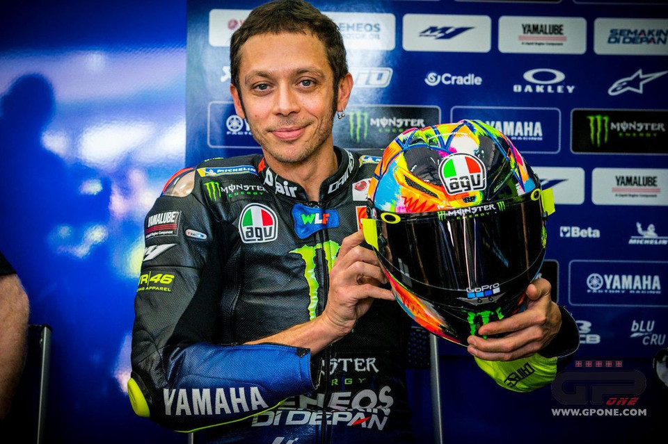 La colaboración con Valentino Rossi